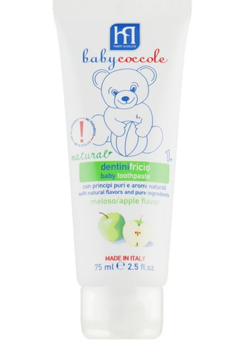 Зубная паста для детей "Яблоко" Baby Toothpaste Apple Flavour 75ml (825634-31338651) Babycoccole (369132066)