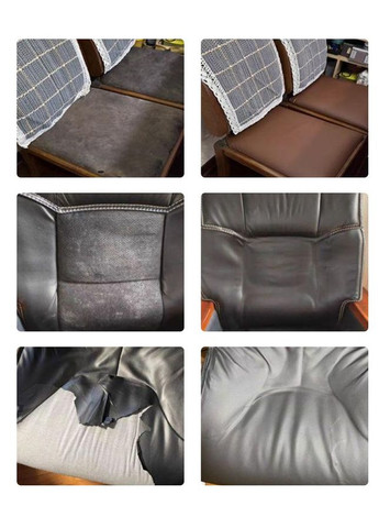 Универсальная самоклеящаяся экокожа для ремонта одежды мебели и авто размер 50×100 см черная No Brand (349810520)