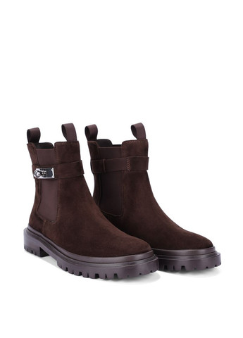 Жіночі Черевики 6156-3 Коричневий Велюр Attizzare (368753760)