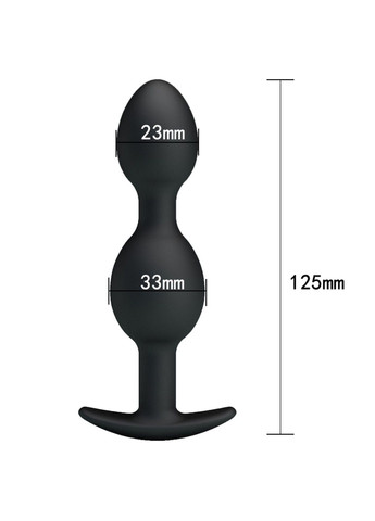 Анальная пробка БУСИНКА 12,5 см No Brand (284236192)