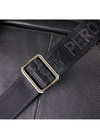 Мужская сумка через плечо из зернистой натуральной кожи 20865_1 (9270G-25 nero) Черный Tony Perotti (362046799)