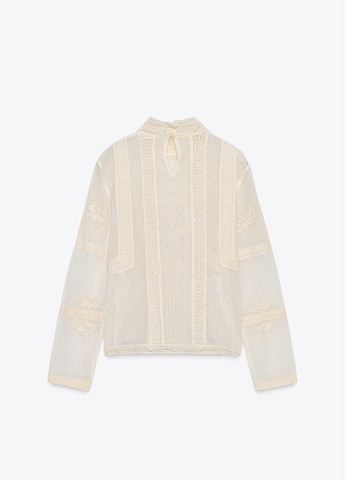Молочна блузка Zara