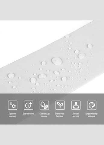 Плинтус виниловый самоклеющийся 5000х100х2мм Глянцевый (D) SW-00002118 Sticker Wall (322169168)