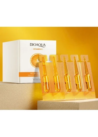 Сыворотка для лица Bioaqua Vitamin C Moisturizing Essence, с витамином С, в ампулах, 2млх20 No Brand (399772924)