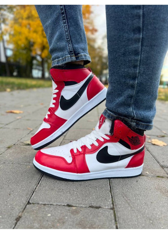 Комбіновані Осінні кросівки чоловічі nike air jordan 1 retro найк аір джордан No Brand