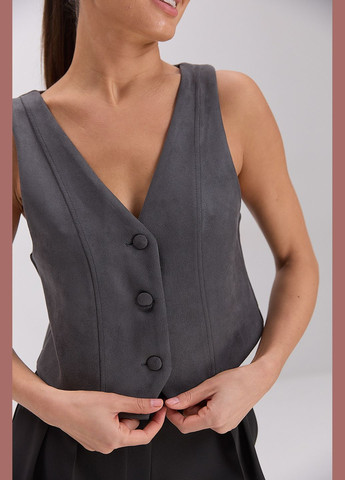 Жіночий замшевий жилет в діловому стилі Arjen (322655552)