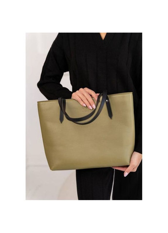 Сумка через плечо женская кожаная шоппер Walker Mini оливковый краст The Wings (302007470)