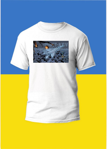 Футболка YOUstyle мужская Ghost of Kyiv 0935 Gildan (279540627)