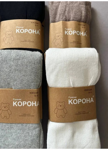 Колготки бавовняні дитячі Сірий (1231-3) Корона (369842065)