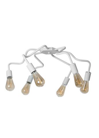 Люстра лофт Laminari стельова на шість ламп NL 17503-6 WH MSK Electric (325882628)