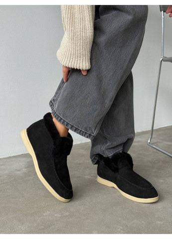 Зимові замшеві Лофери Helen (365968727)