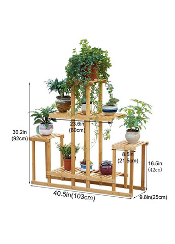 Підставка для квітів з дерева Ле-Ман ваніль (ЦВТ-003202) No Brand (328227385)