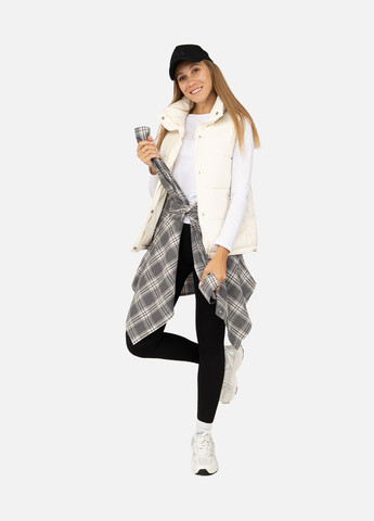 Женский утепленный жилет цвет молочный ЦБ-00256281 Xue Jiayi (306713063)