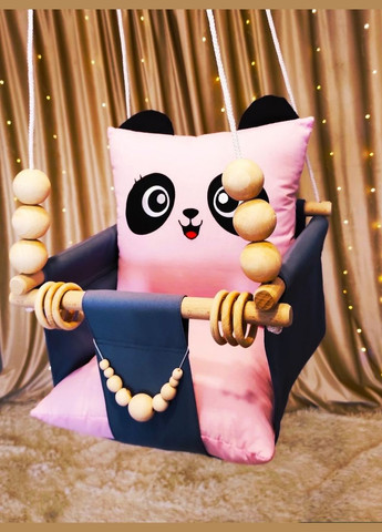 Підвісна гойдалка Pіnk panda, гойдалка для дітей No Brand (316256805)