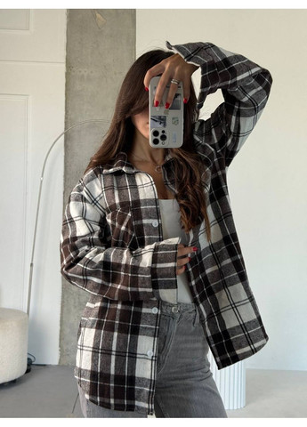 Тепла жіноча сорочка з кашеміру | Осіння колекція | Заміри в описі GD/GL Модний простір (364966830)