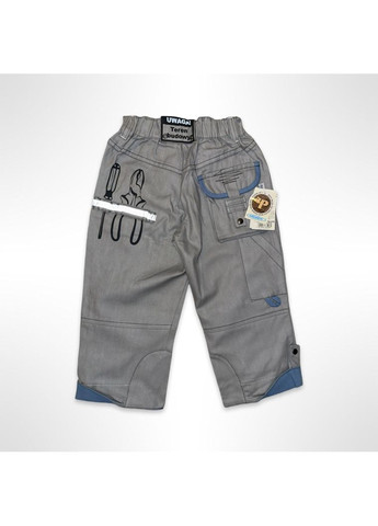 Серые праздничный, повседневный, кэжуал демисезонные брюки прямые Barbaras