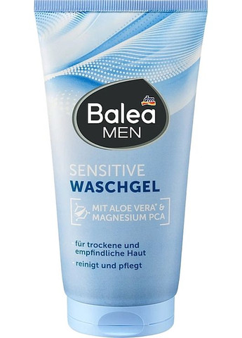 Мужской гель для умывания для сухой и чувствительной кожи Men Sensitive Waschgel 150ml (1516350-40444754) Balea (368638513)