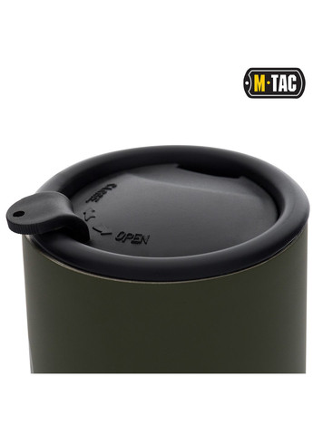 Термокружка 280 мл. з кришкою олива M-TAC (337142291)
