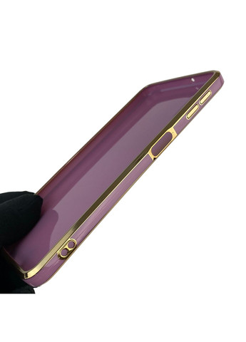 Чехол для Galaxy A7 2018 SM-A750 с защитой камеры с золотой окантовкой на самсунг а7 2018 черничный gs1 Samsung (366234901)