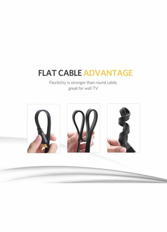 Кабель HDMI Flat Cable 2m (UGR-70159) Ugreen ED015 (349826560)