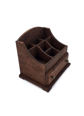 Органайзер настільний з дерева Брандон капучино (КНЦ-006609) No Brand (328224595)