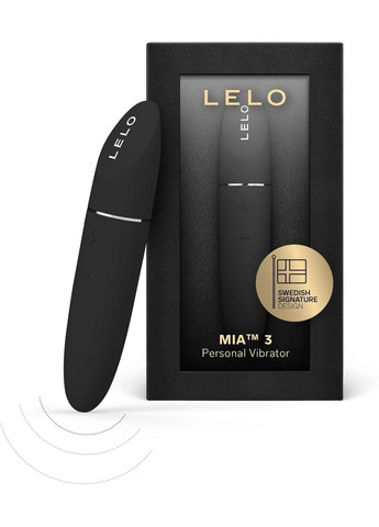 Шикарный виброшар Mia 3 Black - CherryLove Lelo (366962818)
