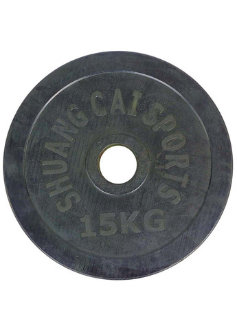 Млинці диски гумові Shuang Cai Sports TA-1448 15 кг FDSO (286043717)