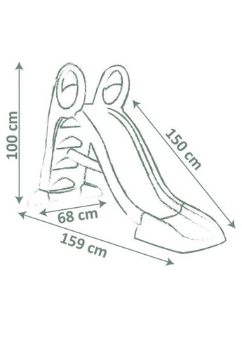 Гірка (7600820510) Smoby Life з водним ефектом зелено-бежева (369880614)