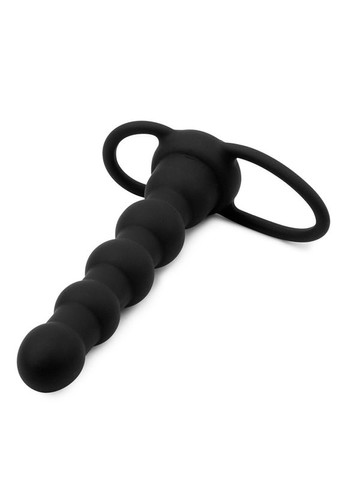 Насадка для подвійного проникнення на член анальна з вібрацією Double Prober фіксація за мошонку Lovetoy (303907999)