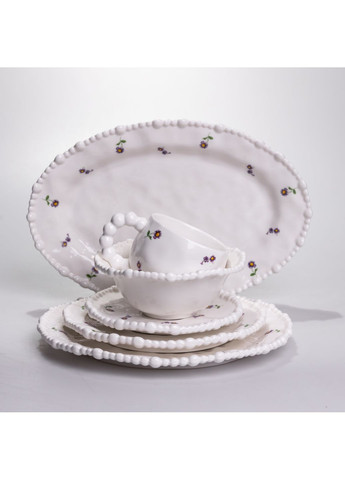 Столовий сервіз порцеляновий Pearl 32 предмети на 6 персон Yiwu (368766096)