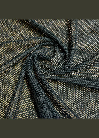 Сітка стрейч еластична для одягу чорна пог. м. No Brand (334011071)