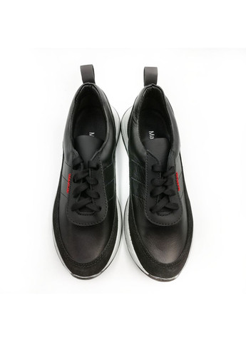 Чорні всесезон кросівки (р) шкіра/замша 0-0-1-1963 Maxus