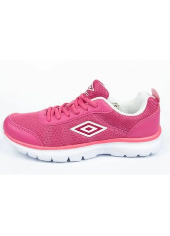 Женские розовые кроссовки с белой подошвой. Umbro Low Sneaker розовые демисезоны (356130620)