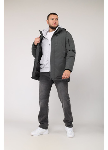 Темно-серая зимняя куртка мужская цвет темно-серый cb-00285103 Yuki