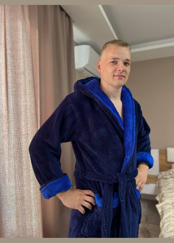 Халат мужской махровый (П4К-Al-male-halat-002) No Brand (308864321)