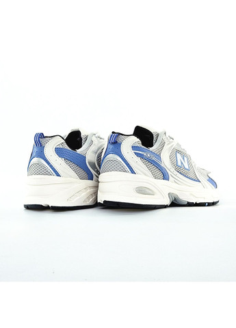 Білі Осінні кросівки чоловічі і жіночі new balance 530 white blue | нью беланс 530 білі No Brand