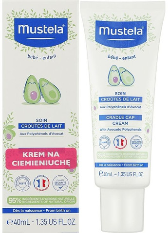 Крем от себорейных корочек Bebe Cradle Cap Cream 40ml (495251-31015856) Mustela (368653304)