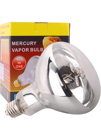 Тепловая ртутная лампа DERNORD UVA UVB для террариума - E27 гнездо 80W D3 ультрафиолетовый свет No Brand (359380415)