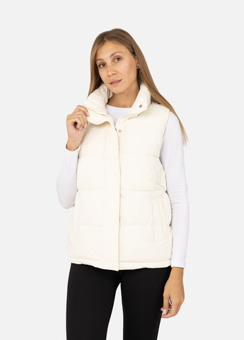 Женский утепленный жилет цвет молочный ЦБ-00256281 Xue Jiayi (306713063)