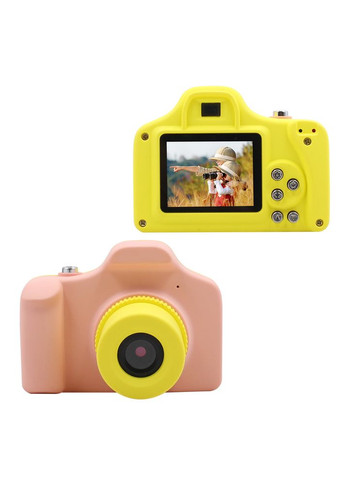 Цифровий дитячий фотоапарат UL1201 5 Мегапікселів 1.5" дисплей рожевий Waterproof (277634680)