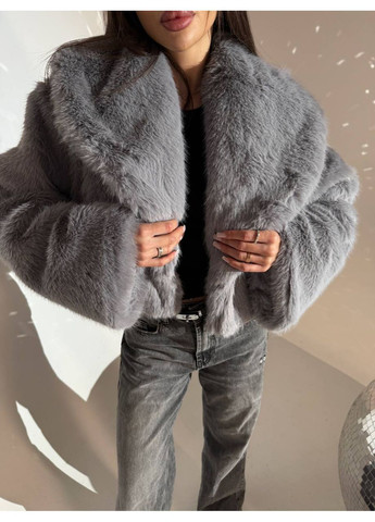 Женская укороченная шуба с объемными рукавами MonCher (370865013)