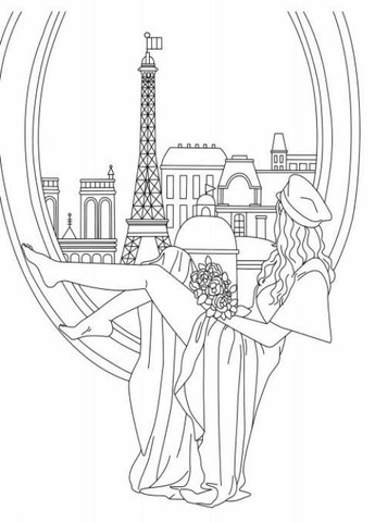 Розмальовка #girls#fashion#travel. 8-15 років Z101105У 9786178023133 Жорж (303262933)