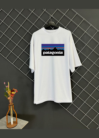 Белая футболка хлопчатобумажная оверсайз patagonia Vakko