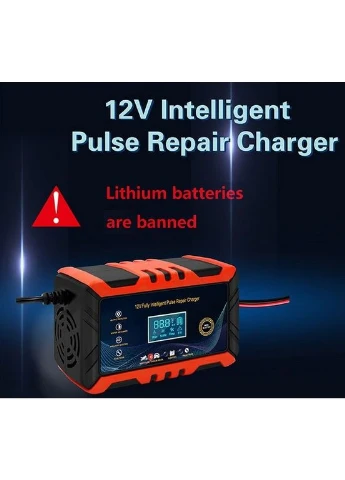 Зарядное устройство 12V 6A з десульфатацією для автомобільного акумулятора No Brand (393770272)