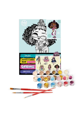 Картина за номерами "L.O.L. Surprise! Tweens Hoops Cutie" KHO6285, KHO6285 IDEYKA (392269487)