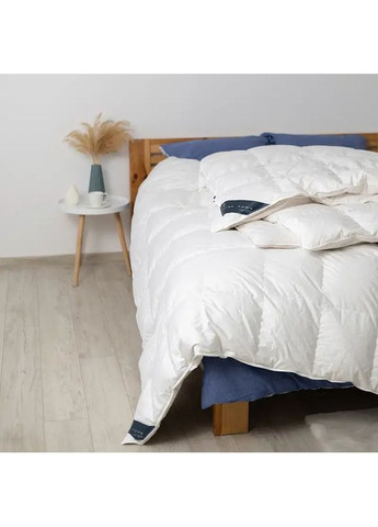 Зимнее полуторное кассетное одеяло с натуральным пухом 140*205 см, 770 гр/м2 кассетное Белое (12150140205) ТЕП (362537562)