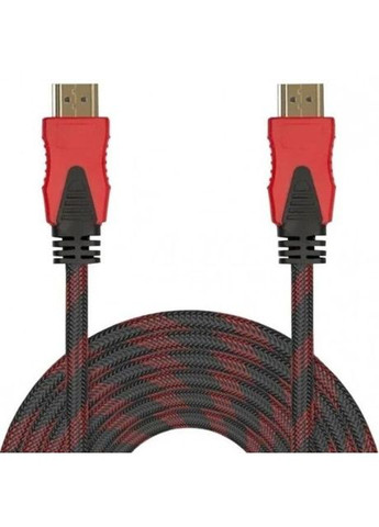 Кабель HDMIHDMI 2.0m. v1.4 2 фільтри обплетення круглий RED/Black Ritar (279827355)