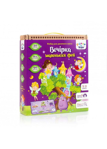Набор для праздника "Вечерка маленьких фей" квест для детей 27,3х32,5х10 см Vladi toys (289458710)