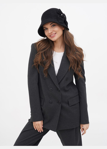 Жіночий капелюх "Вероніка", сірий — стримана елегантність і класичний стиль VECONS Шляпка (319836285)