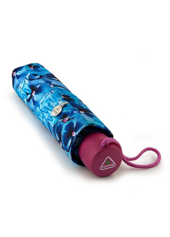 Блакитна парасолька жіноча механічна компактна полегшена minilite-2 l354 Fulton середня (302664107)